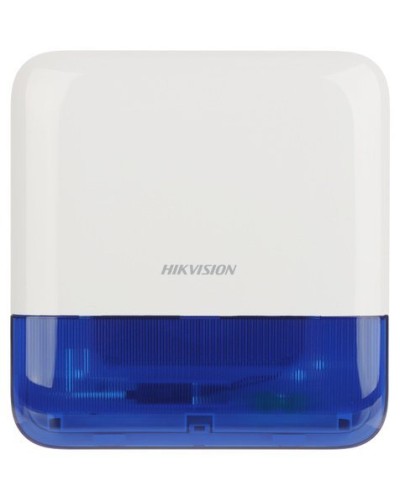 DS-PS1-E-WE Blue Indicator. Оповещатель свето-звуковой радиоканальный уличный. AX PRO Hikvision в Ярославле