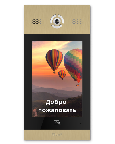 AA-14FB GOLD. Вызывная панель подъездного IP-домофона. BAS-IP в Ярославле