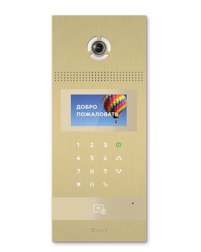 AA-12FB GOLD. Вызывная панель подъездного IP-домофона. BAS-IP в Ярославле