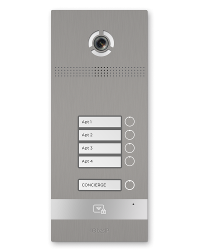 BI-04FB SILVER. Вызывная панель IP-домофона. BAS-IP в Ярославле