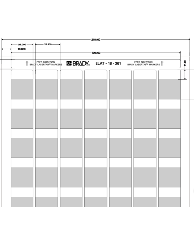 ELAT-18-361-2.5 (уп. 2500 шт.): Этикетка в Ярославле