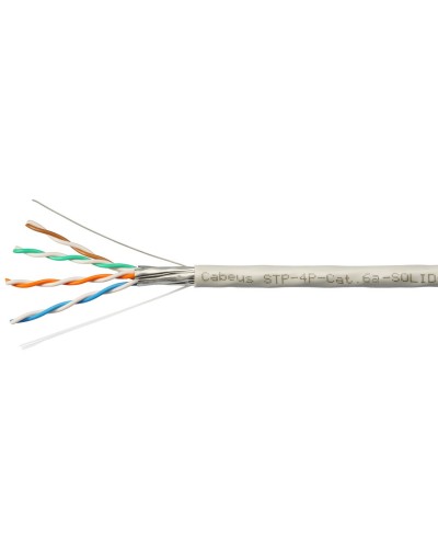 STP-4P-Cat.6a-SOLID-IN-PVC (7196c). Кабель «витая пара» (LAN) для структурированных систем связи. CABEUS в Ярославле