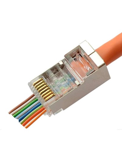 8P8C-SH-FC (100 шт) (10796c). Разъем RJ-45. CABEUS в Ярославле