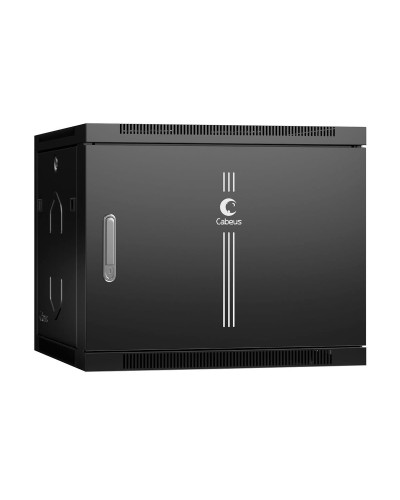SH-05F-9U60/35m-BK (8611c). Шкаф телекоммуникационный 19 настенный 9U. CABEUS в Ярославле