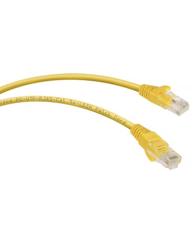 PC-UTP-RJ45-Cat.5e-0.15m-YL-LSZH (9494c), желтый. Патч-корд медный. CABEUS в Ярославле