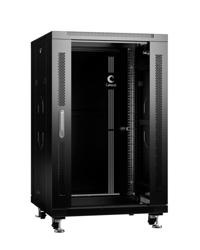 SH-05C-18U60/100-BK (8539c). Шкаф телекоммуникационный 19 напольный 18U. CABEUS в Ярославле