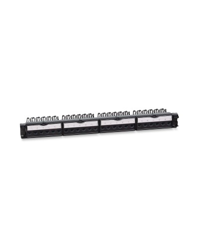 PL-24-KJ-RJ45-Cat.6-180T (11831c): Патч-панель 19" (1U), 24 порта RJ-45, категория 6, с задним кабельным организатором в Ярославле