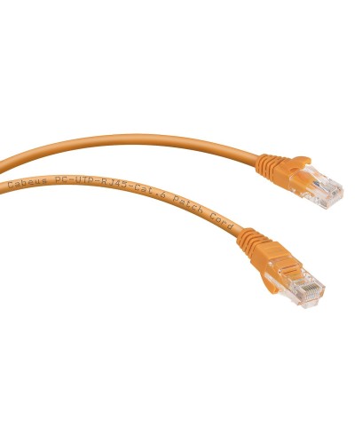 PC-UTP-RJ45-Cat.6-0.3m-OR (8696c), оранжевый. Патч-корд медный. CABEUS в Ярославле
