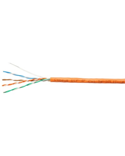 UTP-4P-Cat.5e-SOLID-OR-100 (7253c-5). Кабель «витая пара» (LAN) для структурированных систем связи. CABEUS в Ярославле