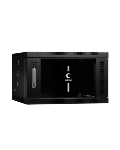 SH-05F-6U60/45-BK (8598c). Шкаф телекоммуникационный 19 настенный 6U. CABEUS в Ярославле