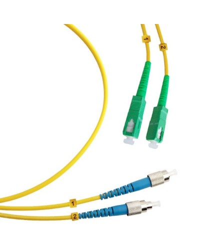FOP(d)-9-SC/APC-FC/UPC-1m (8121c). Патч-корд оптический. CABEUS в Ярославле