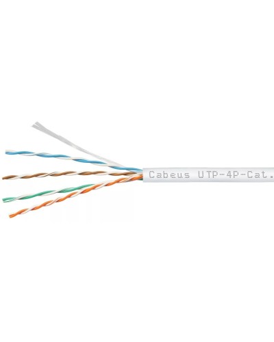 UTP-4P-Cat.5e-SOLID-LSZH-GY (9776c). Кабель «витая пара» (LAN) для структурированных систем связи. CABEUS в Ярославле