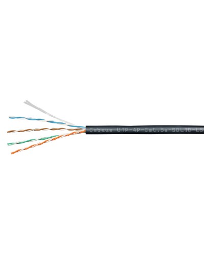 UTP-4P-Cat.5e-SOLID-LSZH-BK (9781c). Кабель «витая пара» (LAN) для структурированных систем связи. CABEUS в Ярославле