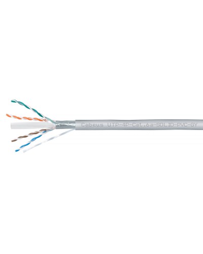 UTP-4P-Cat.6a-SOLID-PVC-GY (11373c). Кабель «витая пара» (LAN) для структурированных систем связи. CABEUS в Ярославле