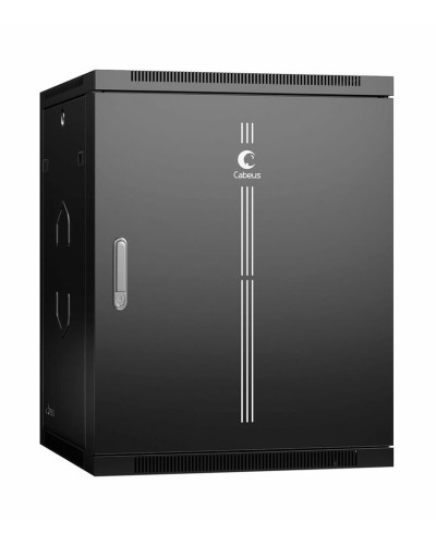 SH-05F-15U60/35m-R-BK (10759c). Шкаф телекоммуникационный 19 настенный 15U. CABEUS в Ярославле