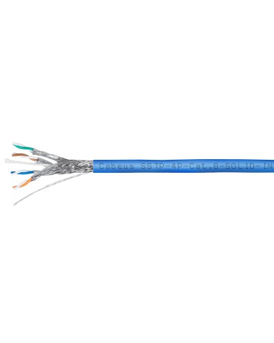 SSTP-4P-Cat.8-SOLID-IN-LSZH-BL-100 (7750c-1). Кабель «витая пара» (LAN) для структурированных систем связи. CABEUS в Ярославле