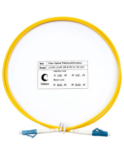 FOP(s)-9-LC-LC-0,5m (8807c). Патч-корд оптический. CABEUS в Ярославле