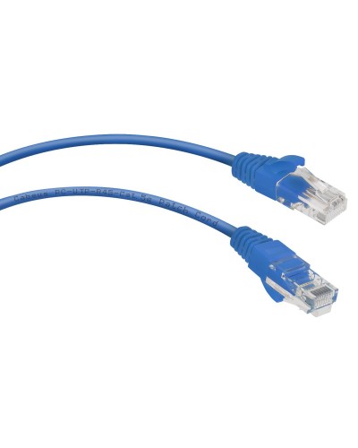 PC-UTP-RJ45-Cat.5e-0.15m-BL-LSZH (9526c), синий. Патч-корд медный. CABEUS в Ярославле