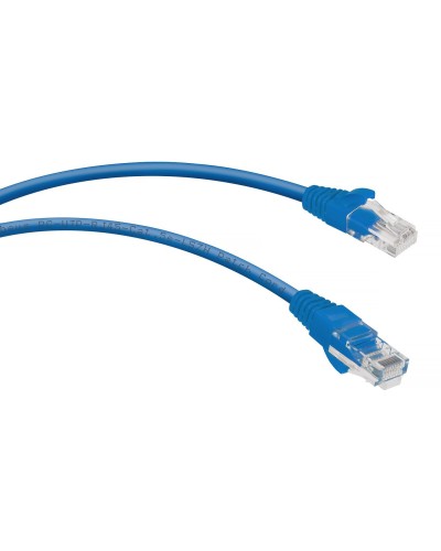 PC-UTP-RJ45-Cat.5e-0.3m-BL-LSZH (9527c), синий. Патч-корд медный. CABEUS в Ярославле