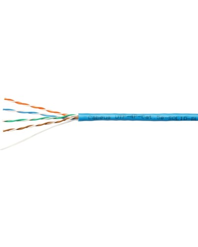 UTP-4P-Cat.5e-SOLID-BL (7248c). Кабель «витая пара» (LAN) для структурированных систем связи. CABEUS в Ярославле