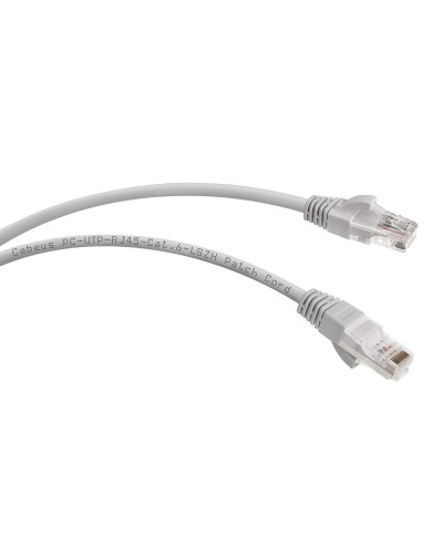 PC-UTP-RJ45-Cat.6-10m-LSZH (9594c), серый. Патч-корд медный. CABEUS в Ярославле