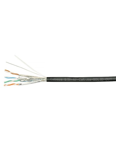 STP-4P-Cat.6a-SOLID-OUT-LSZH-UV (7198c). Кабель «витая пара» (LAN) для структурированных систем связи. CABEUS в Ярославле