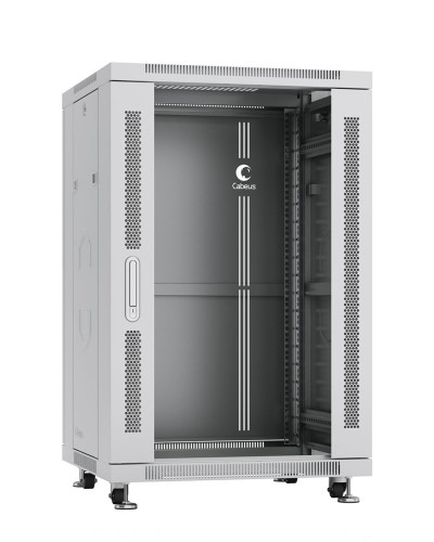 SH-05C-18U60/100 (7228c). Шкаф телекоммуникационный 19 напольный 18U. CABEUS в Ярославле