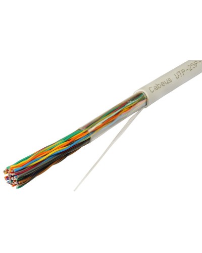 UTP-25P-Cat.3-IN (7279c). Кабель «витая пара» (LAN) для структурированных систем связи. CABEUS в Ярославле