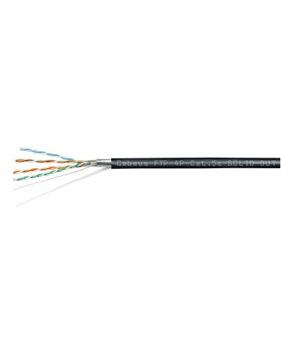 FTP-4P-Cat.5e-SOLID-OUT-LSZH-UV (7176c). Кабель «витая пара» (LAN) для структурированных систем связи. CABEUS в Ярославле