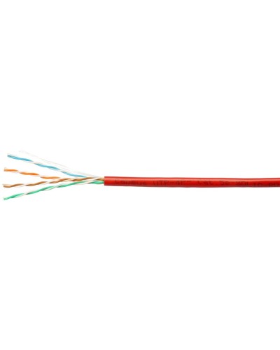 UTP-4P-Cat.5e-SOLID-LSZH-RD-100 (9778c-5). Кабель «витая пара» (LAN) для структурированных систем связи. CABEUS в Ярославле