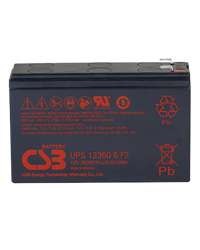 CSB UPS 123606. Аккумулятор герметичный свинцово-кислотный. CSB в Ярославле