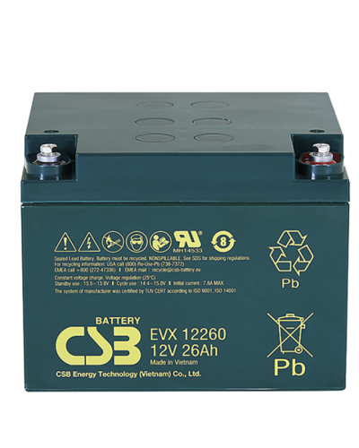 CSB EVX 12260. Аккумулятор герметичный свинцово-кислотный. CSB в Ярославле