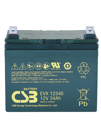 CSB EVX 12340. Аккумулятор герметичный свинцово-кислотный. CSB в Ярославле
