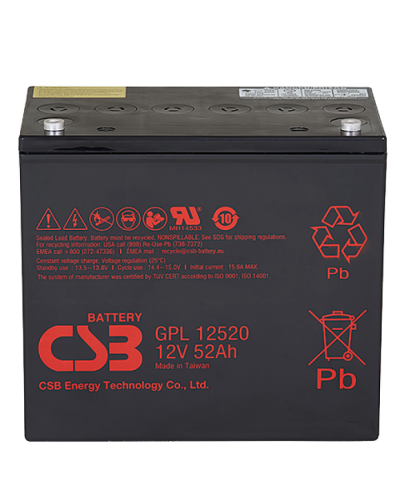CSB GPL 12520. Аккумулятор герметичный свинцово-кислотный. CSB в Ярославле