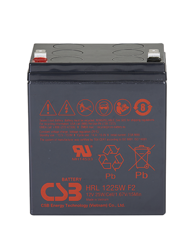 CSB HRL 1225W. Аккумулятор герметичный свинцово-кислотный. CSB в Ярославле
