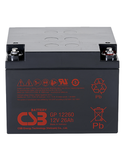 CSB GP 12260. Аккумулятор герметичный свинцово-кислотный. CSB в Ярославле