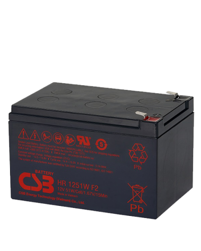 CSB HR 1251W. Аккумулятор герметичный свинцово-кислотный. CSB в Ярославле
