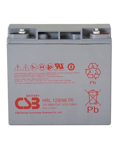 CSB HRL 12280W FR. Аккумулятор герметичный свинцово-кислотный. CSB в Ярославле