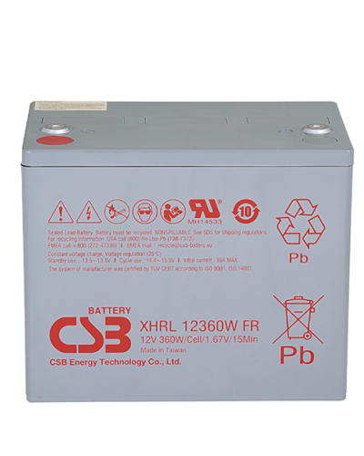 CSB XHRL 12360W FR. Аккумулятор герметичный свинцово-кислотный. CSB в Ярославле