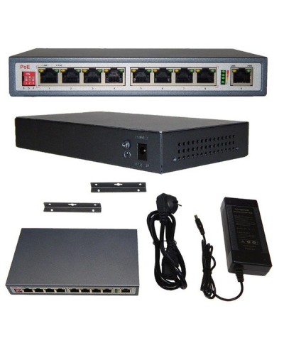 CO-SWP9C. Коммутатор 8-портовый  Gigabit Ethernet с PoE. ComOnyx в Ярославле
