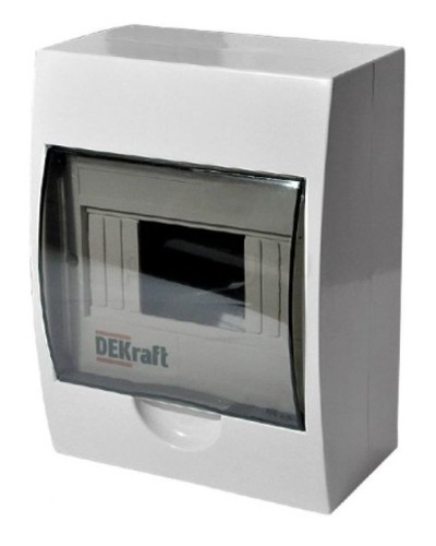 ЩРН-П-6 IP41 настенный (31009DEK). Щиток модульный с прозрачной дверцей. DEKraft в Ярославле