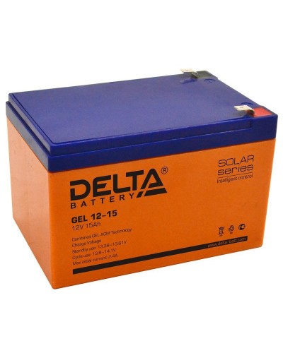 Delta GEL 12-15. Аккумулятор герметичный свинцово-кислотный. Delta в Ярославле
