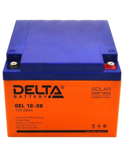 Delta GEL 12-26. Аккумулятор герметичный свинцово-кислотный. Delta в Ярославле