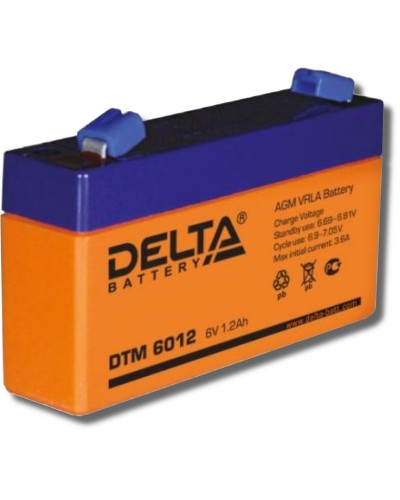 Delta DTM 6012. Аккумулятор герметичный свинцово-кислотный. Delta в Ярославле