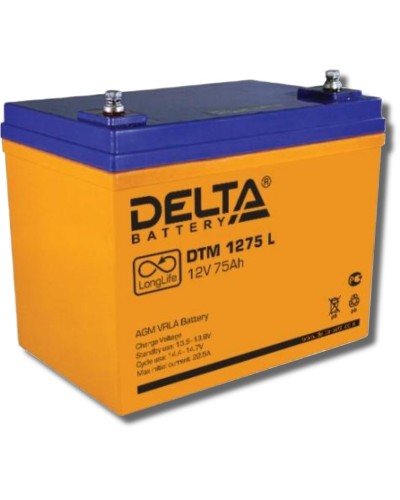 Delta DTM 1275 L. Аккумулятор герметичный свинцово-кислотный. Delta в Ярославле