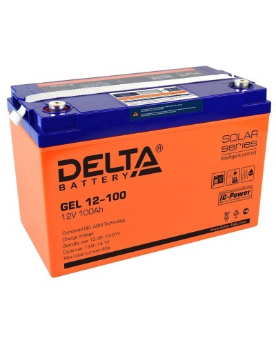 Delta GEL 12-100. Аккумулятор герметичный свинцово-кислотный. Delta в Ярославле