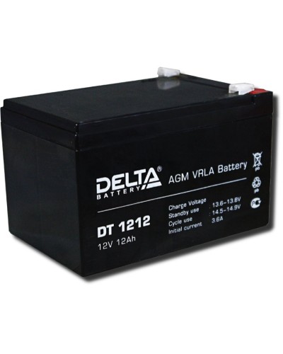 Delta DT 1212. Аккумулятор герметичный свинцово-кислотный. Delta в Ярославле