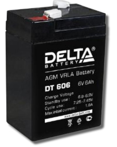 Delta DT 606. Аккумулятор герметичный свинцово-кислотный. Delta в Ярославле