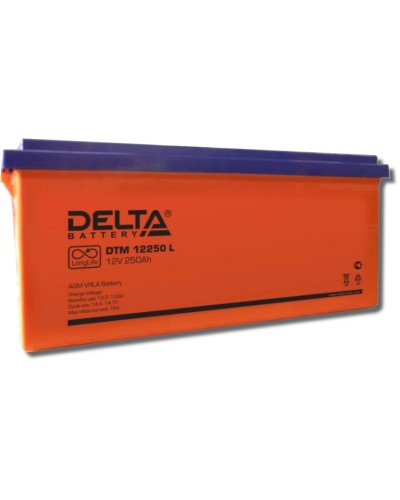 Delta DTM 12250 L. Аккумулятор герметичный свинцово-кислотный. Delta в Ярославле