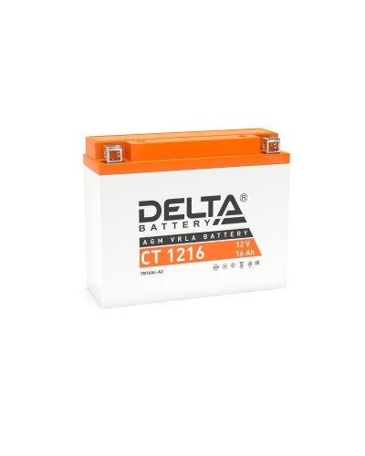 Delta CT 1216. Аккумулятор герметичный свинцово-кислотный стартерный. Delta в Ярославле